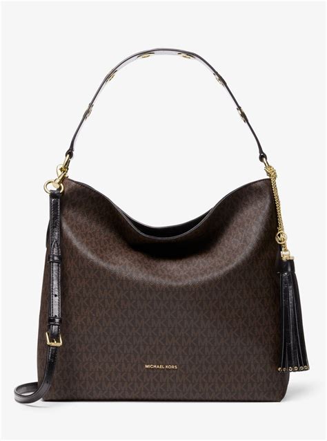 michael kors brooklyn tote|Brooklyn large logo shoulder bag.